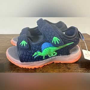 Carters Baby/Toddler 6 Dinosaur Light Up Sole Sandal NWT